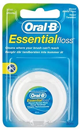 Oral B Essential Floos Mint Waxed 50m