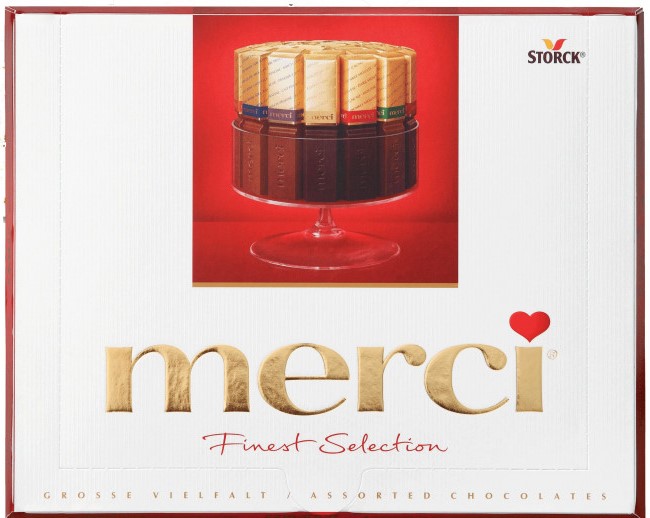 Merci Chocolate selection Asorti (Red) 250gr