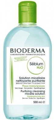 Bioderma Sebium H2O, 500ml Micelārais ūdens