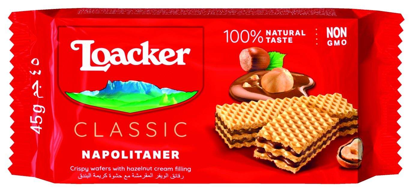 Vafeles Loacker Classic Napolitaner 45gx12