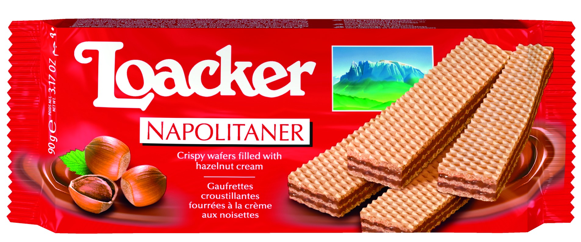 Vafeles Loacker Classic Napolitaner 90g