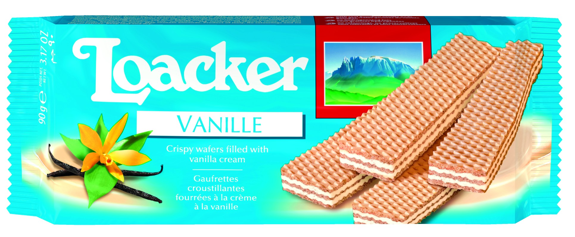 Vafeles Loacker Classic Vanille 90g