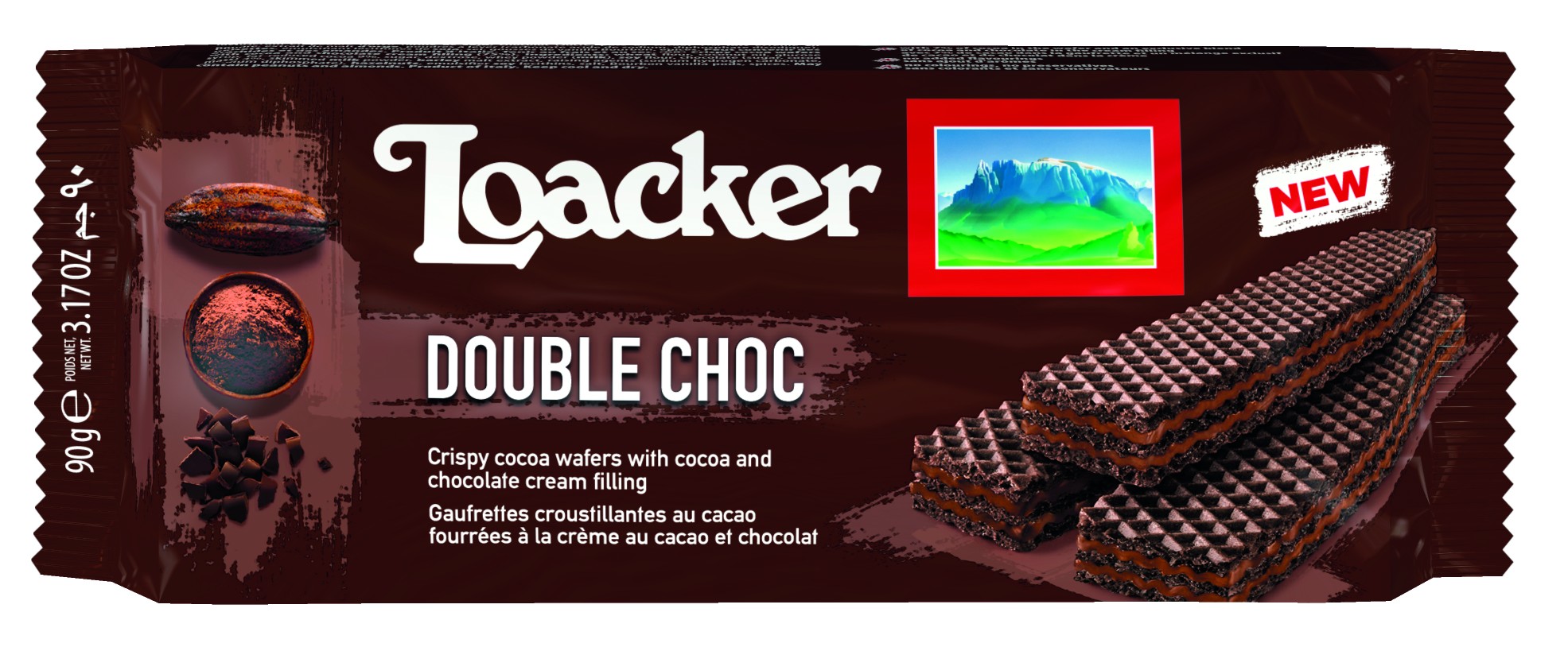 Vafeles Loacker Classic Double Choc 90g