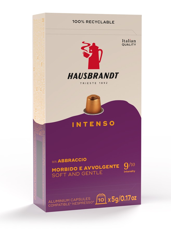 Kafijas kapsulas Hausbrandt Intenso (Nespresso) 50g 10 gb