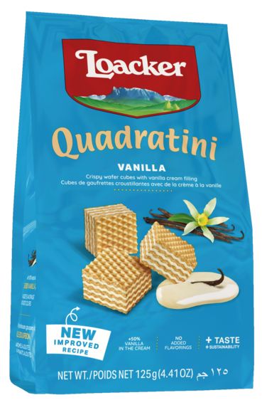 Vafeles Loacker Quadratini Vanilla 125g