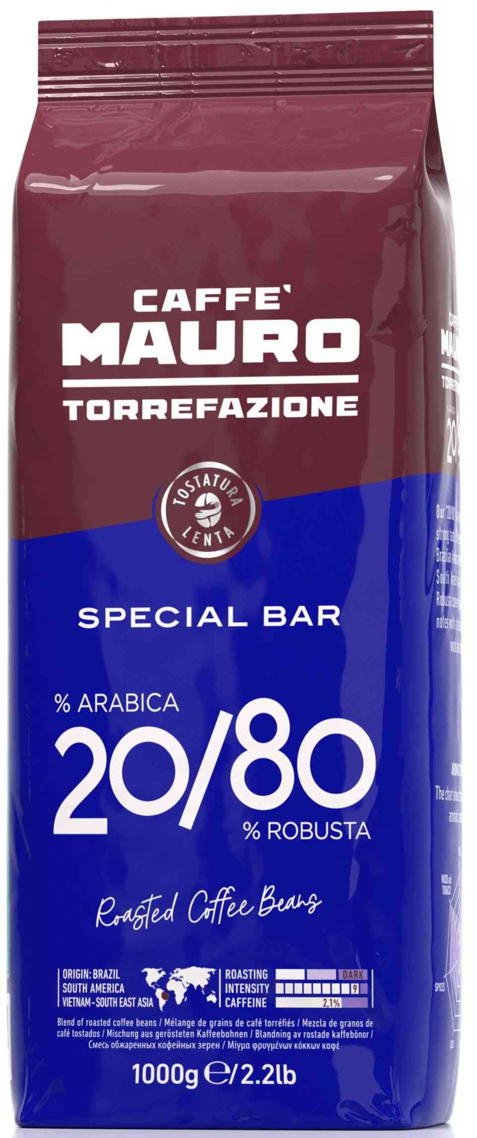 Kafijas pupiņas MAURO Special bar  1kg 