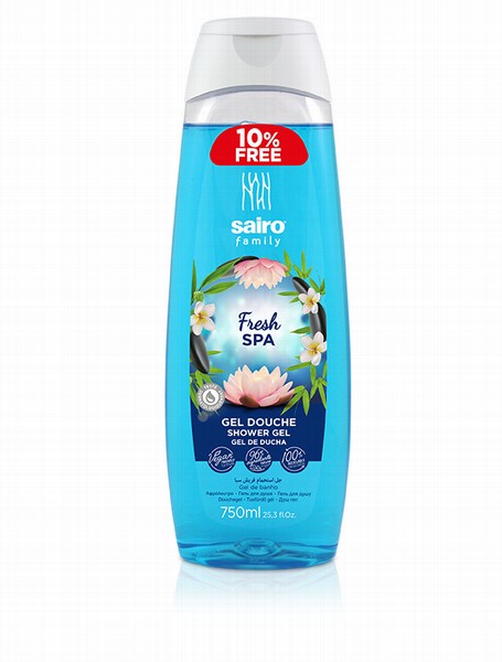 Dušas želeja SAIRO Fresh Spa, 750ml