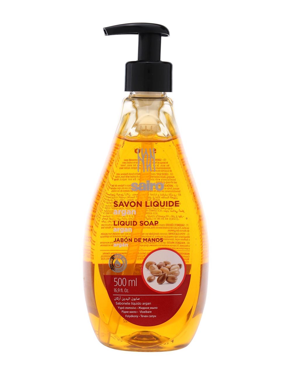 Šķidrās roku ziepes SAIRO Argan, 500ml