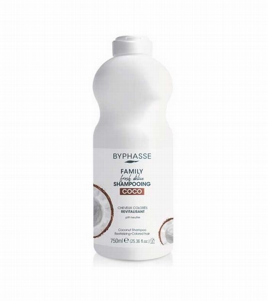 Šampūns Byphass Family Fresh Delice Coco Coloured Hair 750ML