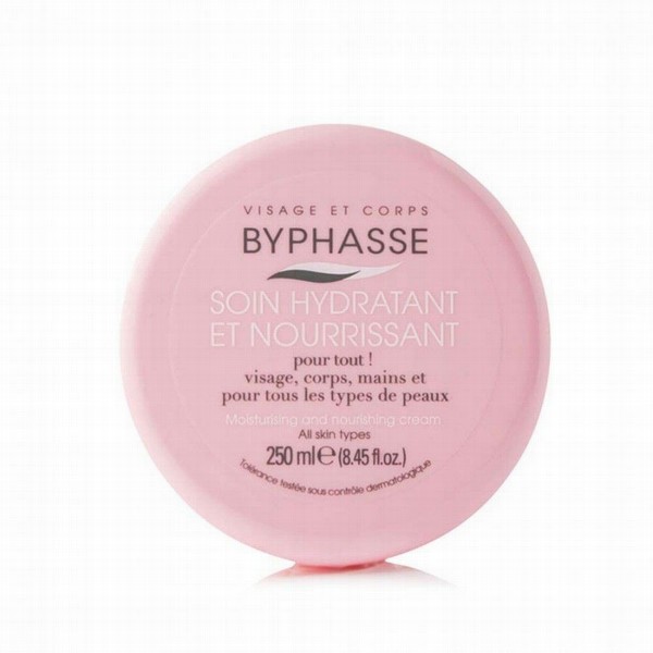 Krēms ķermenim Byphasse Moisturizing And Nourishing Cream Face And Body All Skin Types 250ML