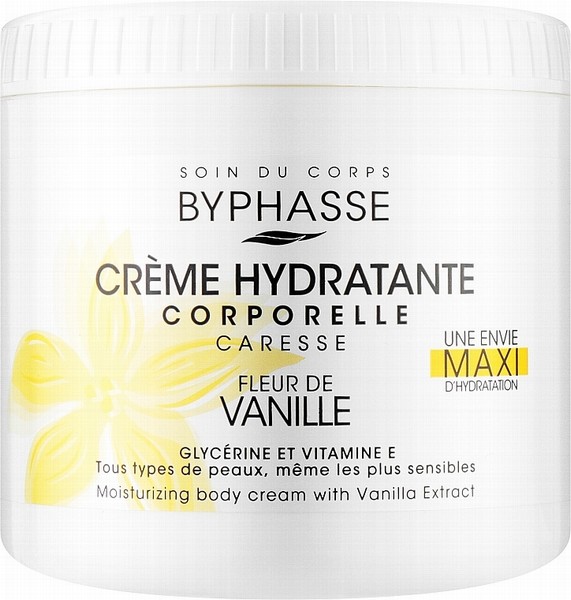 Ķermeņa krēms Byphasse Mourishing Body Cream With Vanilla Extract 500ML