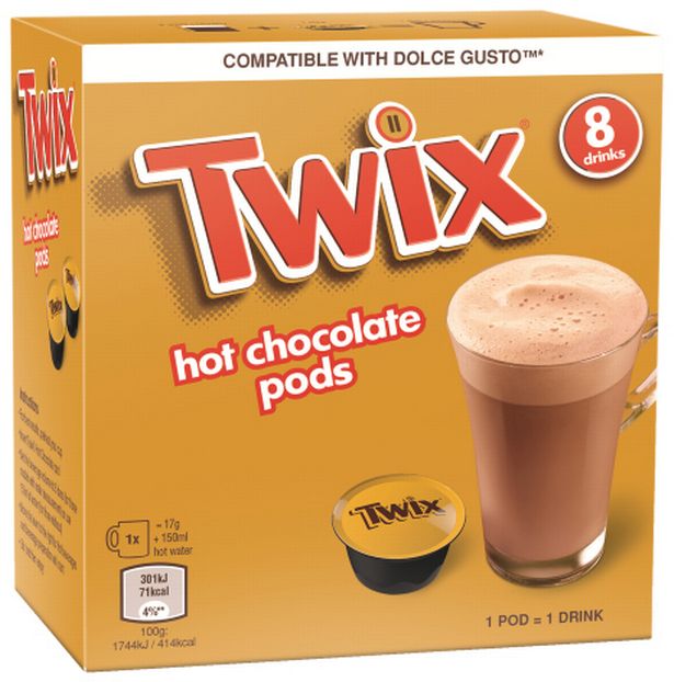 Šokolādes kapsulas Twix 8x15g