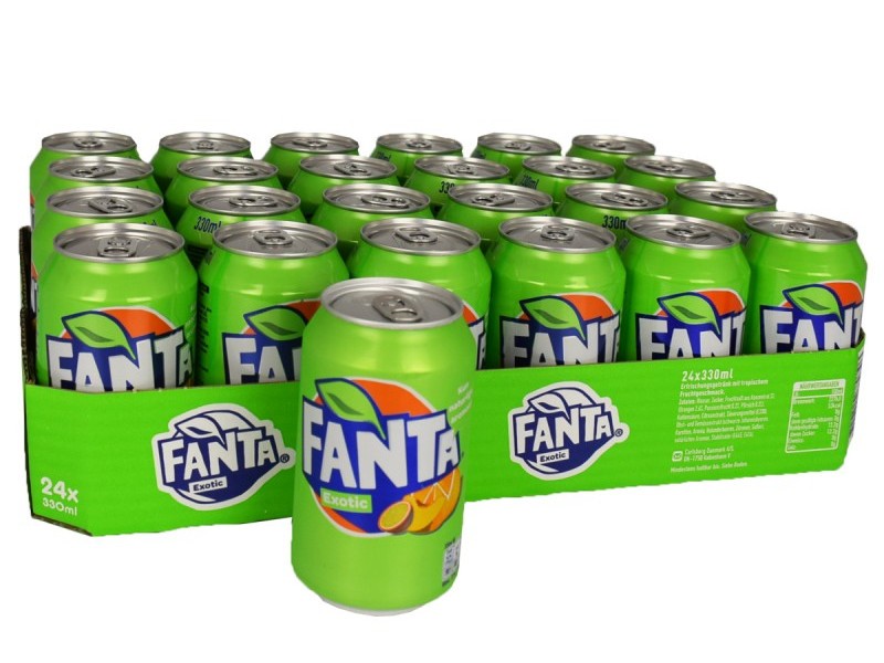 Bezalk.dzēr. FANTA Exotic, 330ml