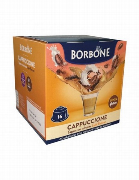 Kafijas kapsulas Borbone DG Cappuccione 16 gb, 224g