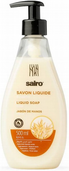 Šķidrās roku ziepes SAIRO Oats, 500ml