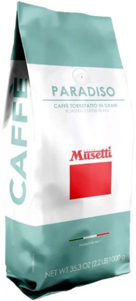 Kafijas pupiņas  Musetti PARADISO 1kg NEW