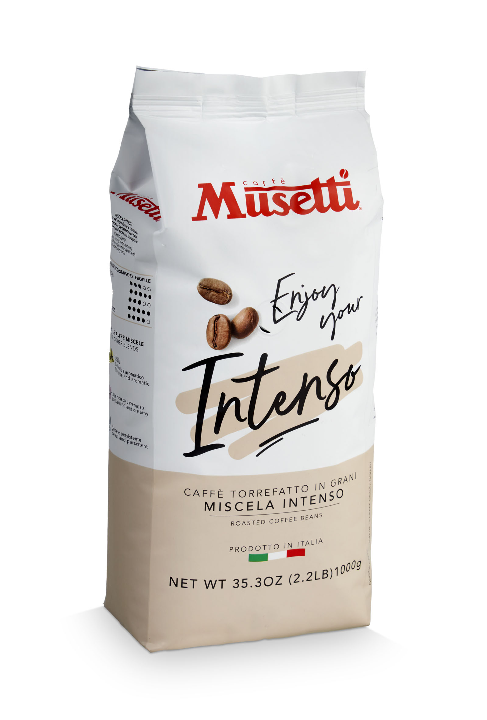 Kafijas pupiņas  Musetti INTENSO 1kg NEW