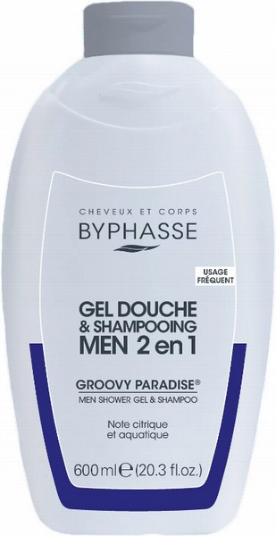 Dušas želeja- šampūns  Byphasse Groovy Paradise 600ML
