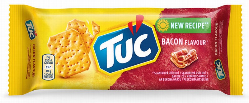 Uzkodas TUC Bacon krekeri 100g