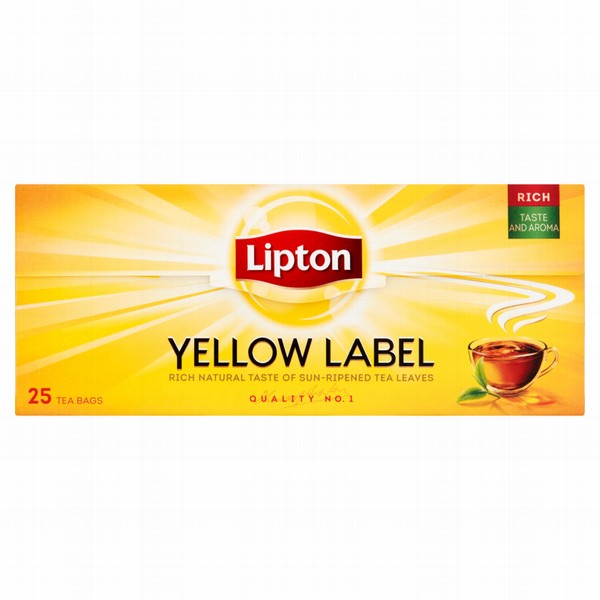 Tēja  Lipton "Yellow Label" 25s x 2gr