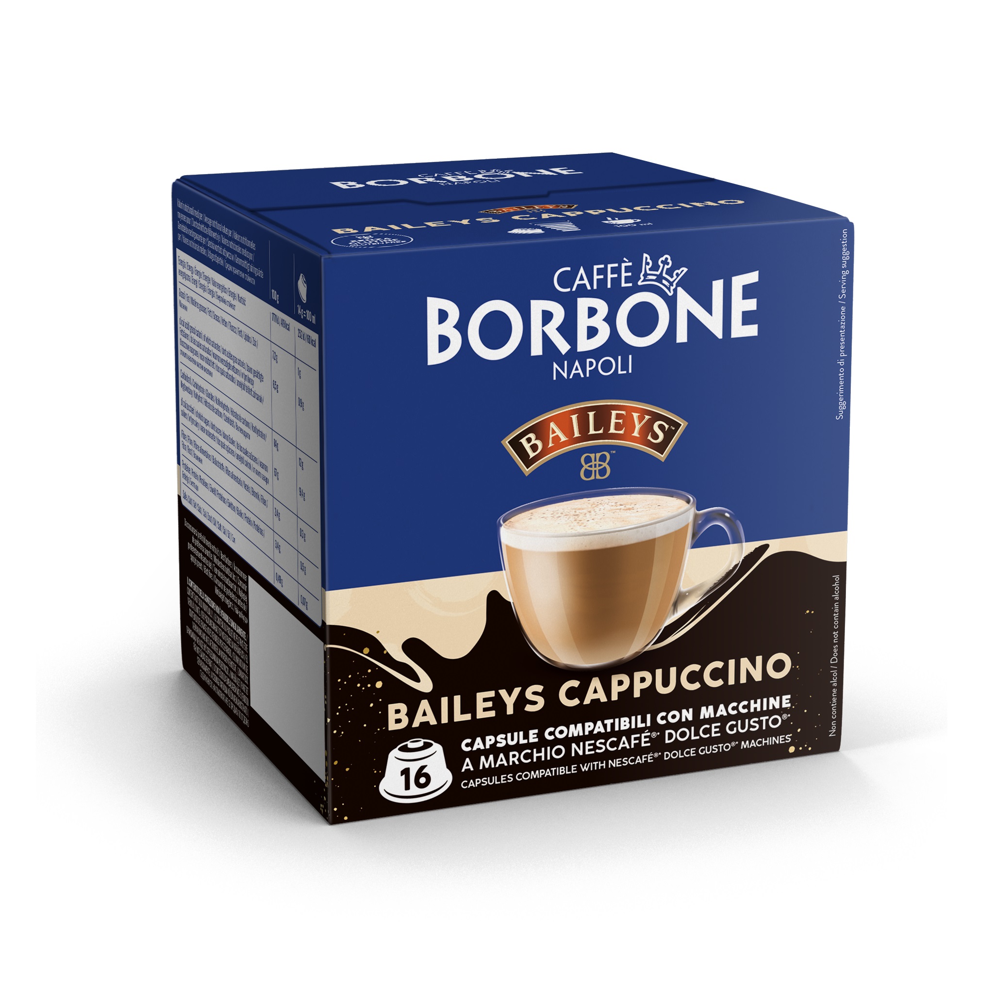Kafijas kapsulas Borbone DG Irish Baileys 16gb, 224g