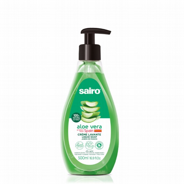 Šķidrās roku ziepes SAIRO ALOE VERA, 500ml