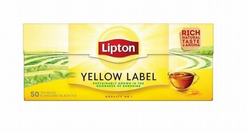 Tēja  Lipton "Yellow Label" 50s x 2gr