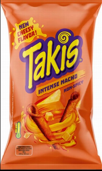 Kukurūzas uzkodas TAKIS Intense Nacho ar siera garšu, 90g