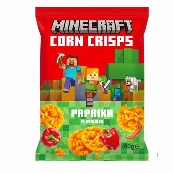 Kukurūzas uzkoda MINECRAFT Paprika 60g